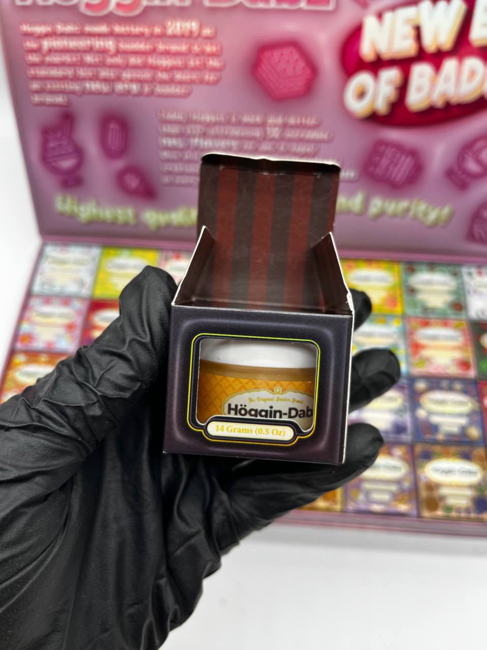 Hoggin Dabz Badder (Authentic) New 32 jar master box. 32 flavors